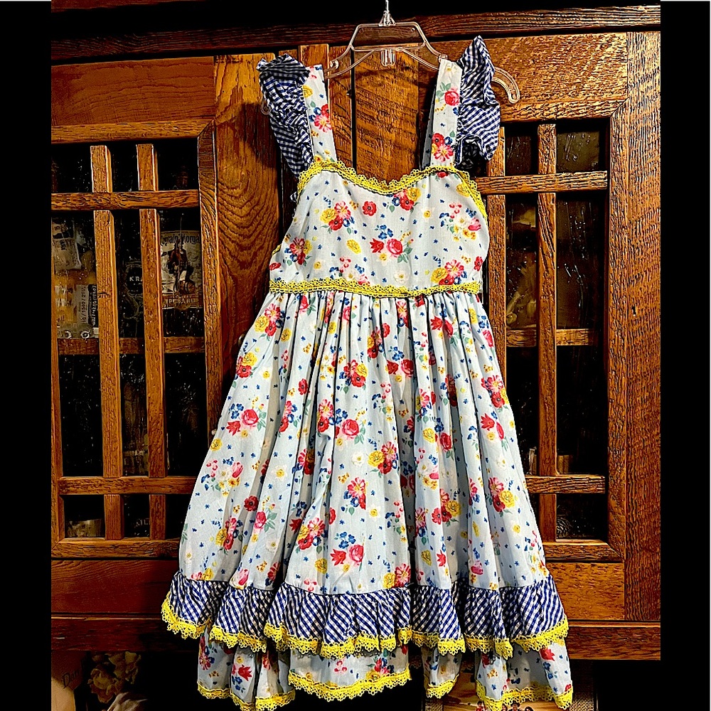 Adorable little girls summer dress, washed but never worn